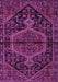 Medallion Purple Traditional Rug, tr2549pur