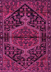 Medallion Pink Traditional Rug, tr2549pnk