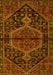 Medallion Yellow Traditional Rug, tr2549yw