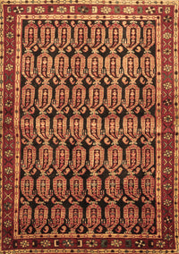 Persian Brown Traditional Rug, tr254brn