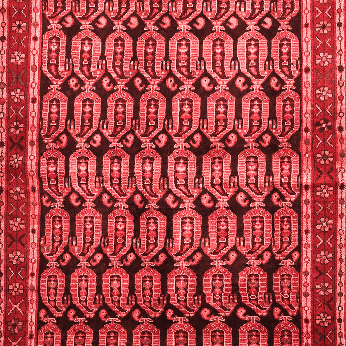 Machine Washable Persian Red Traditional Rug, wshtr254red