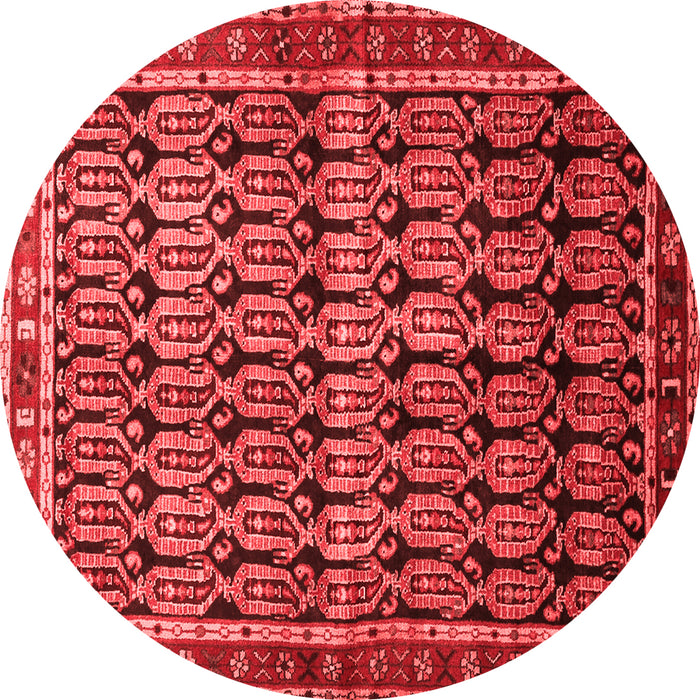 Machine Washable Persian Red Traditional Rug, wshtr254red
