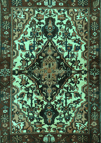 Persian Turquoise Traditional Rug, tr2550turq