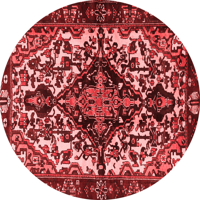 Machine Washable Persian Red Traditional Rug, wshtr2550red