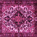 Square Persian Pink Traditional Rug, tr2550pnk