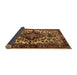 Sideview of Persian Brown Traditional Rug, tr2550brn