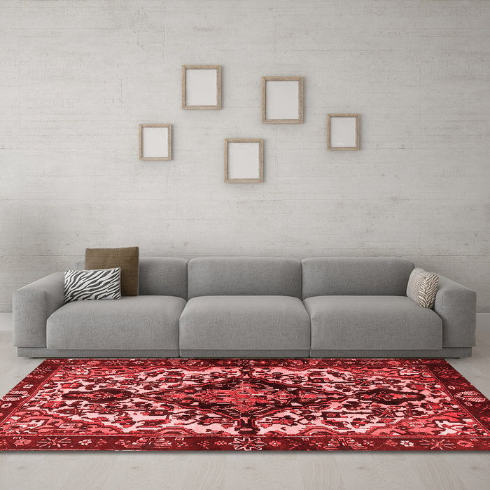 Traditional Red Washable Rugs