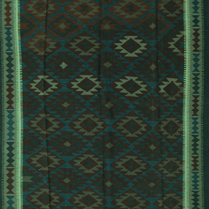 Machine Washable Persian Turquoise Traditional Area Rugs, wshtr2551turq
