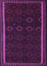 Machine Washable Persian Purple Traditional Area Rugs, wshtr2551pur