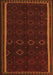 Persian Orange Traditional Rug, tr2551org