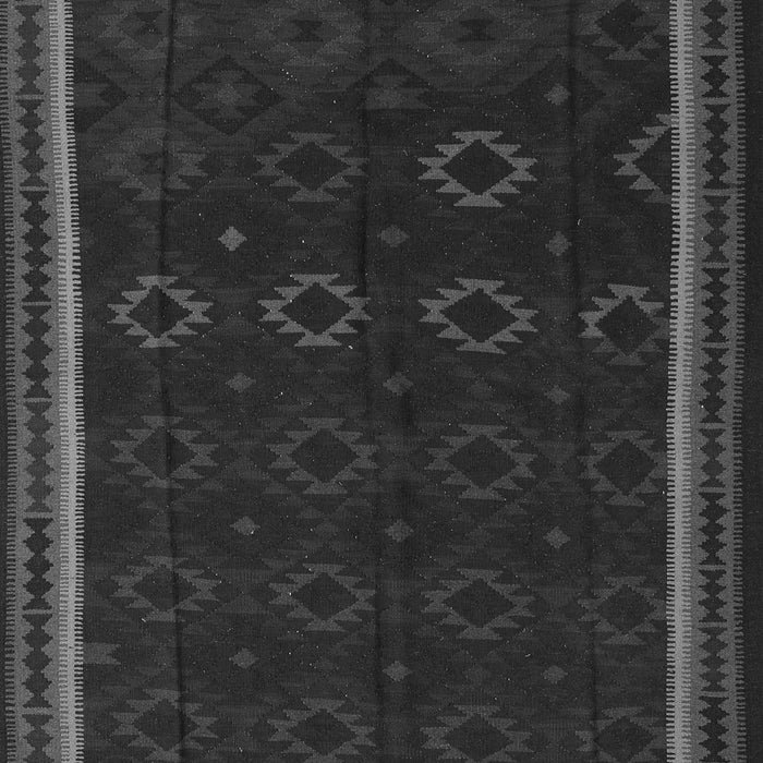 Serging Thickness of Machine Washable Persian Gray Traditional Rug, wshtr2551gry