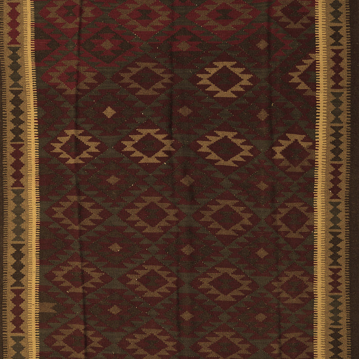 Machine Washable Persian Brown Traditional Rug, wshtr2551brn