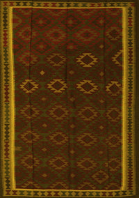 Persian Yellow Traditional Rug, tr2551yw