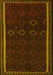 Persian Yellow Traditional Rug, tr2551yw