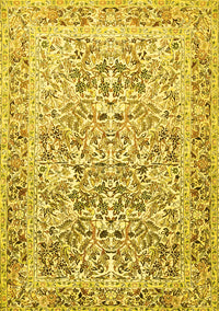 Persian Yellow Traditional Rug, tr2552yw