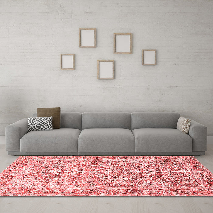 Traditional Red Washable Rugs