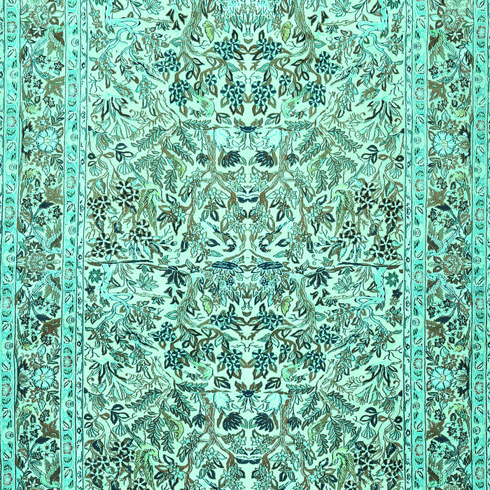 Persian Turquoise Traditional Rug, tr2552turq