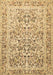 Machine Washable Persian Brown Traditional Rug, wshtr2552brn