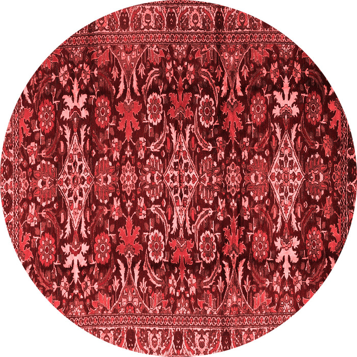 Machine Washable Persian Red Traditional Rug, wshtr2553red