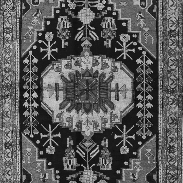 Medallion Gray Traditional Rug, tr2554gry