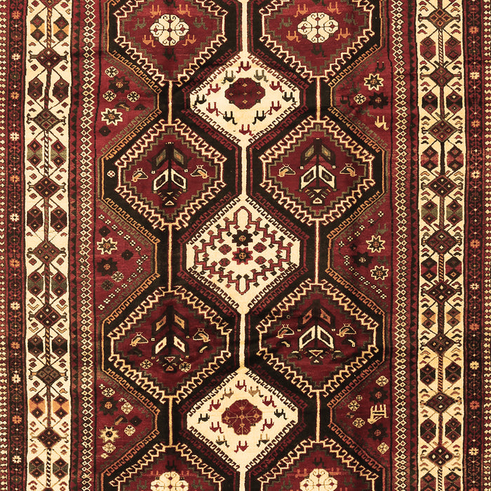 Machine Washable Persian Brown Traditional Rug, wshtr2555brn