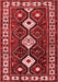 Persian Red Traditional Area Rugs