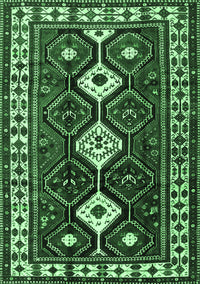 Persian Emerald Green Traditional Rug, tr2555emgrn