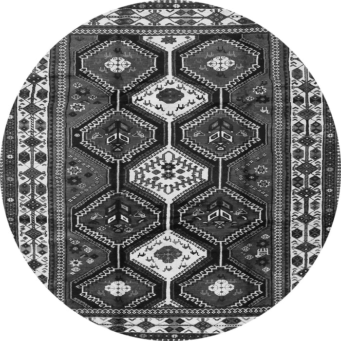 Square Persian Gray Traditional Rug, tr2555gry