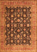 Persian Orange Traditional Rug, tr2556org