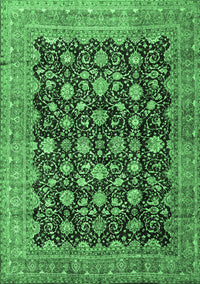 Persian Emerald Green Traditional Rug, tr2556emgrn