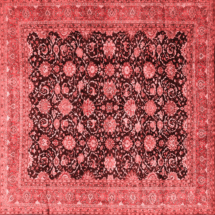Machine Washable Persian Red Traditional Rug, wshtr2556red