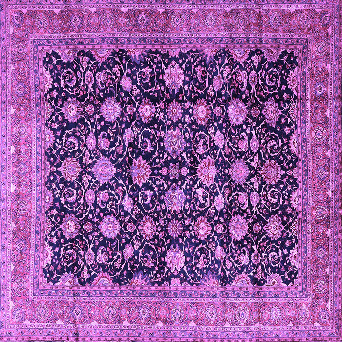 Square Persian Purple Traditional Rug, tr2556pur