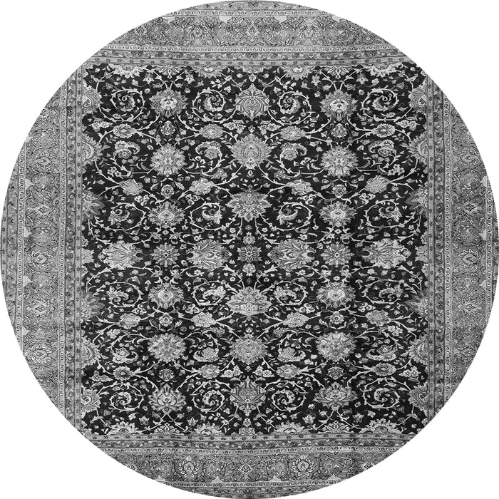 Square Persian Gray Traditional Rug, tr2556gry