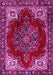 Medallion Pink Traditional Rug, tr2557pnk