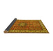 Sideview of Persian Yellow Traditional Rug, tr2558yw