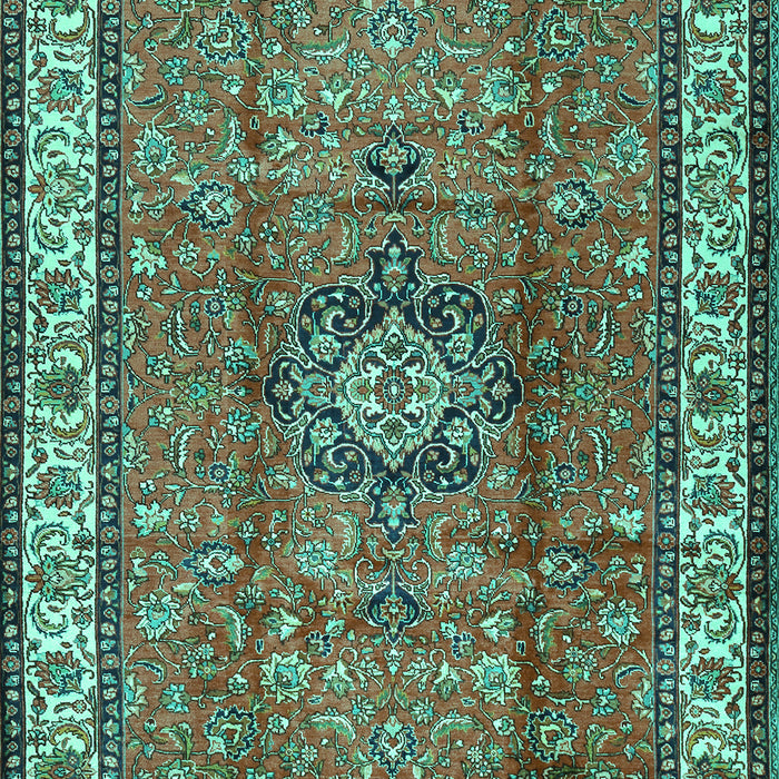 Persian Turquoise Traditional Rug, tr2558turq