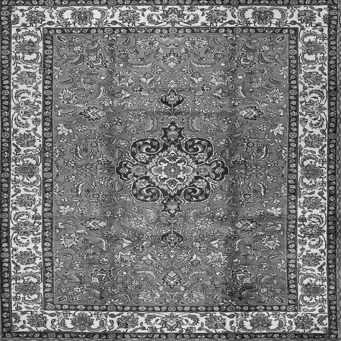 Serging Thickness of Persian Gray Traditional Rug, tr2558gry