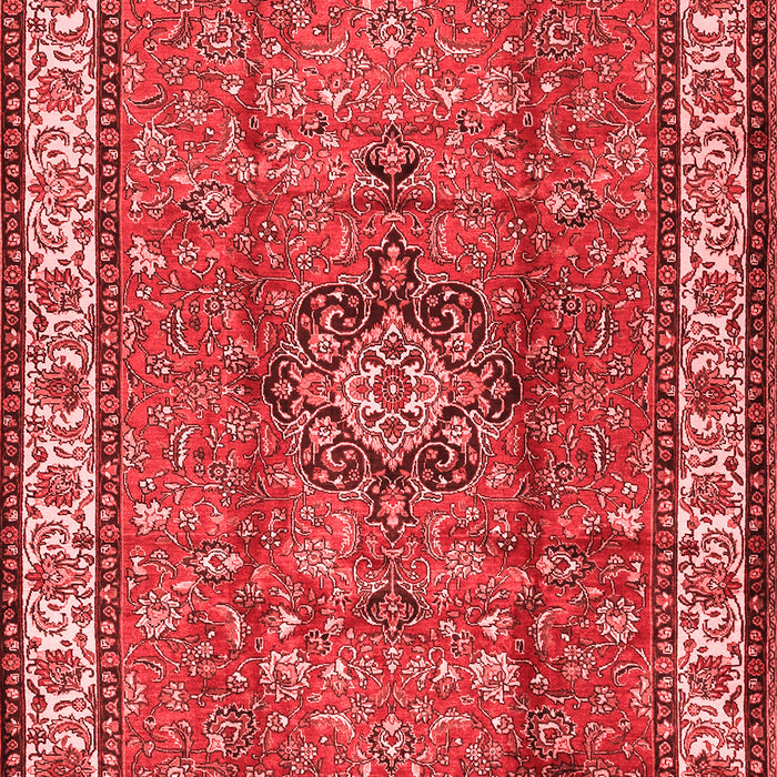 Machine Washable Persian Red Traditional Rug, wshtr2558red