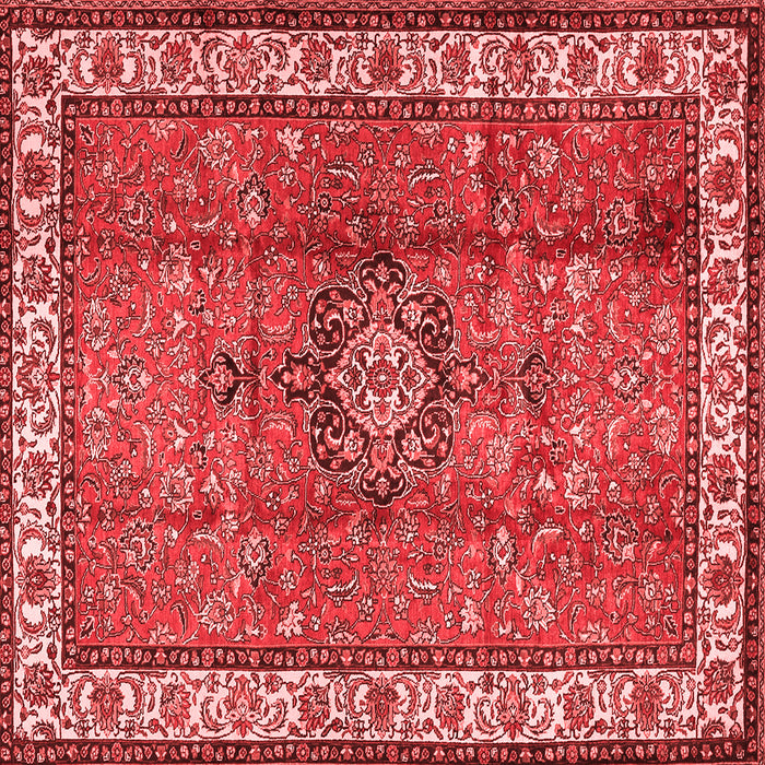 Machine Washable Persian Red Traditional Rug, wshtr2558red