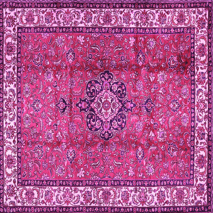 Square Persian Pink Traditional Rug, tr2558pnk