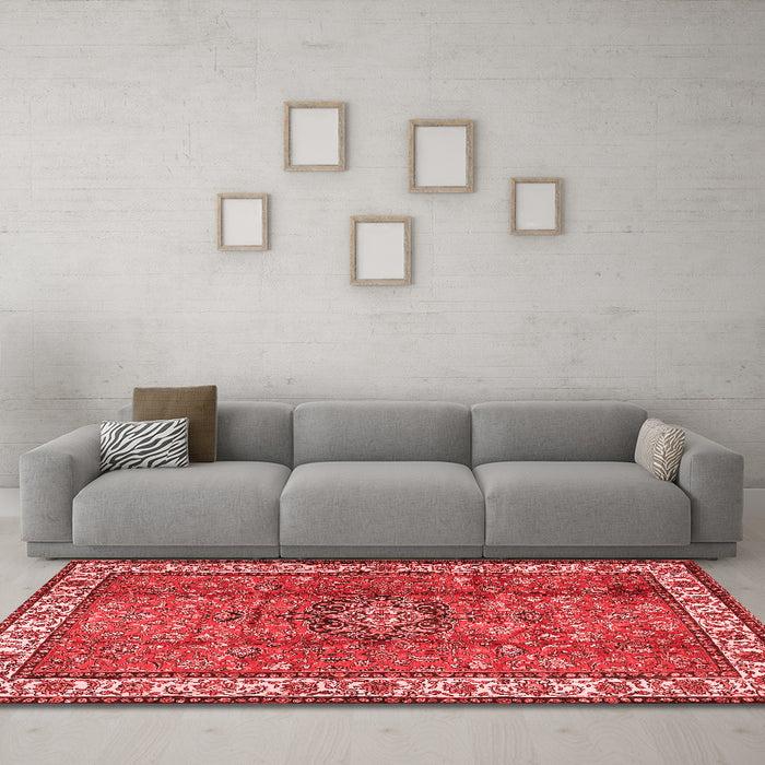 Traditional Red Washable Rugs
