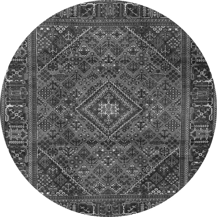 Square Persian Gray Traditional Rug, tr2559gry