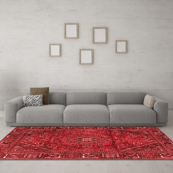Traditional Red Washable Rugs