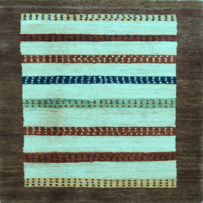 Square Persian Light Blue Traditional Rug, tr255lblu