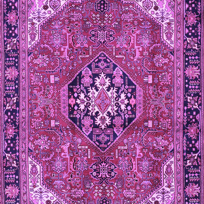 Medallion Purple Traditional Rug, tr2560pur