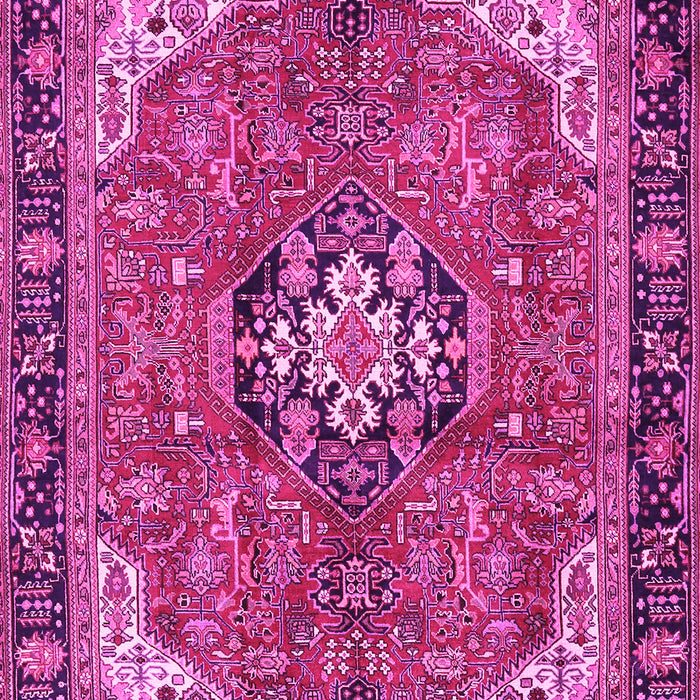 Medallion Pink Traditional Rug, tr2560pnk