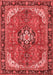 Medallion Red Traditional Area Rugs