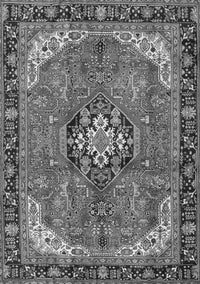 Medallion Gray Traditional Rug, tr2560gry