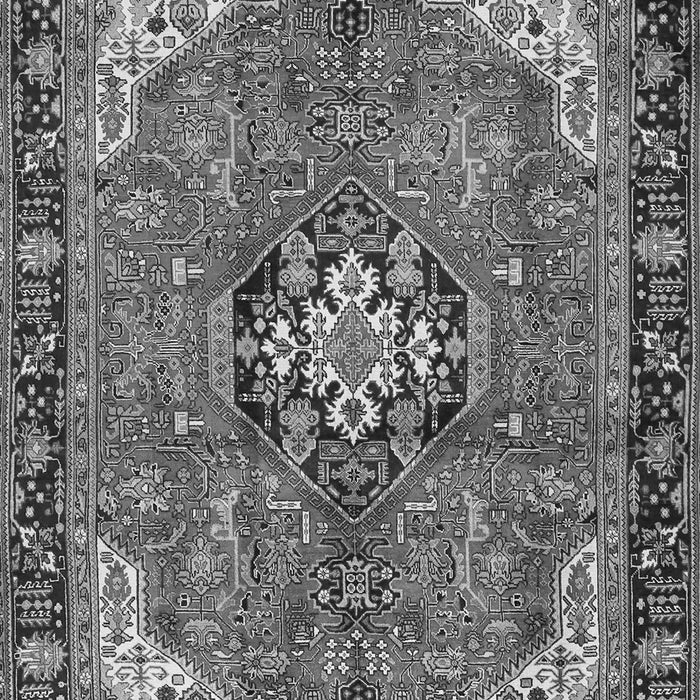 Medallion Gray Traditional Rug, tr2560gry