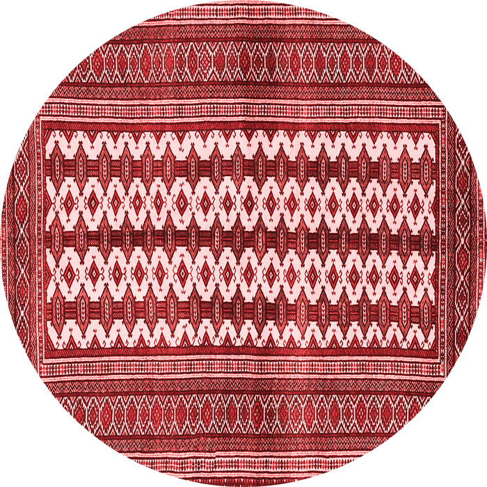 Machine Washable Southwestern Red Country Rug, wshtr2561red